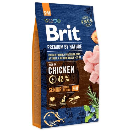 BRIT Premium by Nature Senior S+M 8 кг