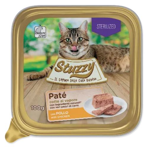 Баня MISTER STUZZY Cat за стерилизирани котки пиле 100 g