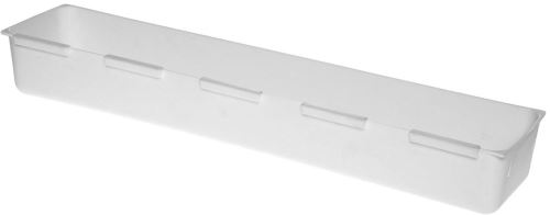 Пластмасов органайзер за чекмеджета бял 37,5x8x5cm