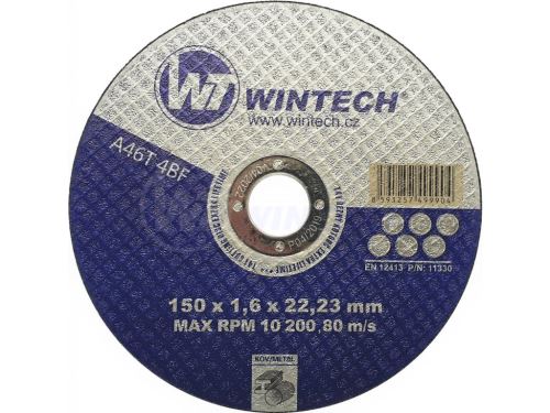 Режещ диск WT WINTECH® Extra 150x1,6x22,2 за метал / опаковка 1 бр.