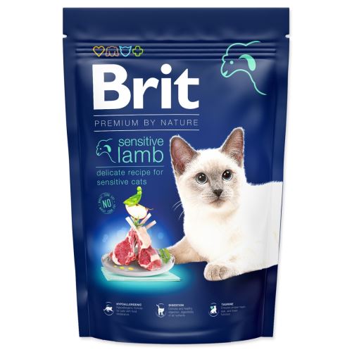 BRIT Premium by Nature Cat Sensitive Lamb 1,5 кг