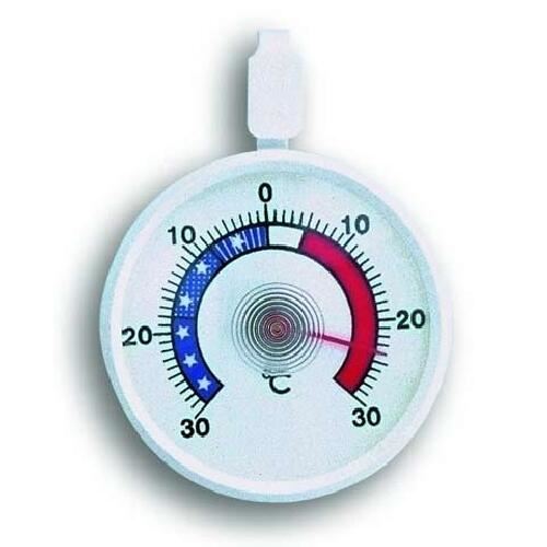 Термометър за хладилник кръгъл диаметър 10cm пластмаса