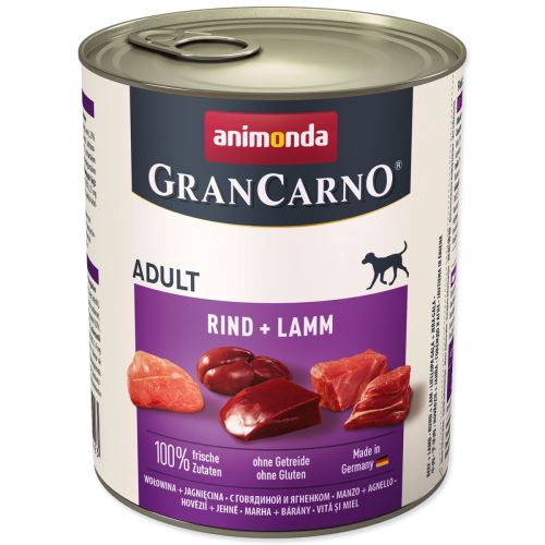 Консервирано говеждо месо Gran Carno + агнешко месо 800 г