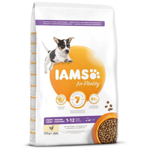 IAMS Dog Puppy Small & Medium Chicken 12 кг