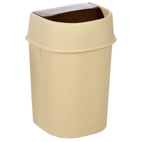 Кофа за боклук, 3 л, пластмасова, бежова