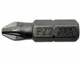 Бит PZ2 - 25mm, WITTE BitPro Extra / пакет 1 бр.