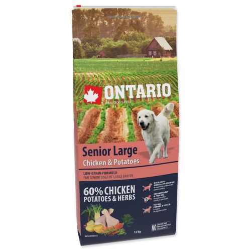 Ontario Senior Large Пиле с картофи 12 кг