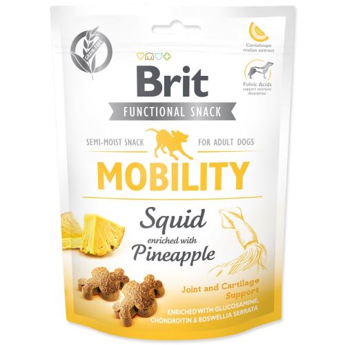 BRIT Care Функционален снакс за кучета Mobility Squid 150 g