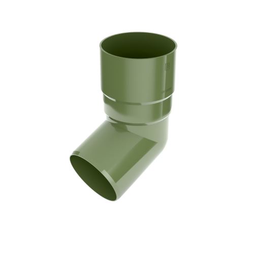 BRYZA 67° пластмасово коляно Ø 63 mm, зелено RAL 6020