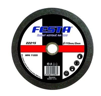 Festa Industry режещ диск 125x1,6x22 / опаковка 1 бр.