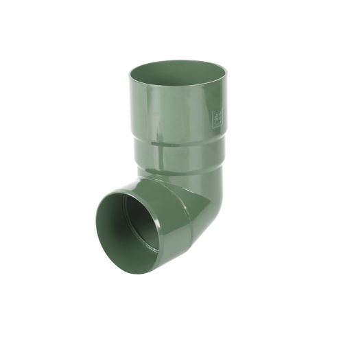 BRYZA Коляно за отводняване 89° пластмаса Ø 63 mm, зелено RAL 6020