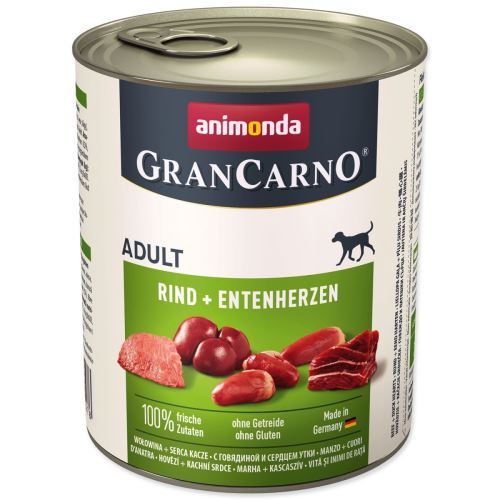 Консервирано говеждо месо Gran Carno + патешко сърце 800 g