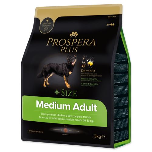 Prospera Plus Medium Adult Пилешко с ориз 3kg