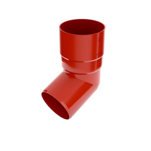 BRYZA 67° пластмасово коляно Ø 110 mm, червено RAL 3011