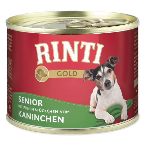 Консервирана храна RINTI Gold Senior Rabbit 185 g