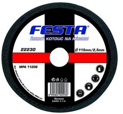 FESTA диск за рязане на камъни 115x22,2x2,5 / опаковка 1 бр.