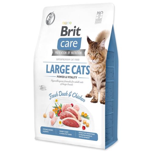 BRIT Care Cat Grain-Free Големи котки Power & Vitality 2 кг