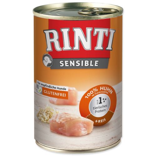 Консерви RINTI Sensible пиле + ориз 400 г