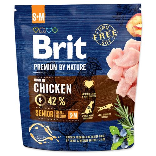 BRIT Premium by Nature Senior S+M 1 кг