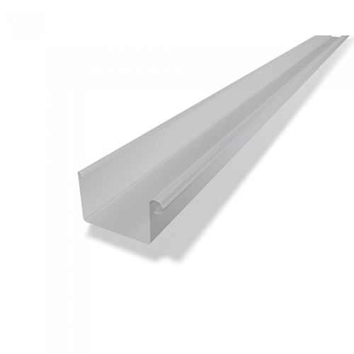 Алуминиев квадратен улук PREFA, ширина 120 mm, дължина 3М, сребърен металик RAL 9006