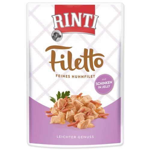 Капсула RINTI Filetto пилешко + шунка в желе 100 g