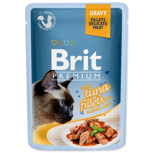 BRIT Premium Cat Деликатни филета в сос с риба тон 85 г