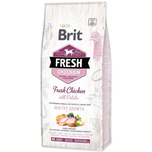 BRIT Fresh Chicken with Potato Puppy Healthy Growth 12 кг