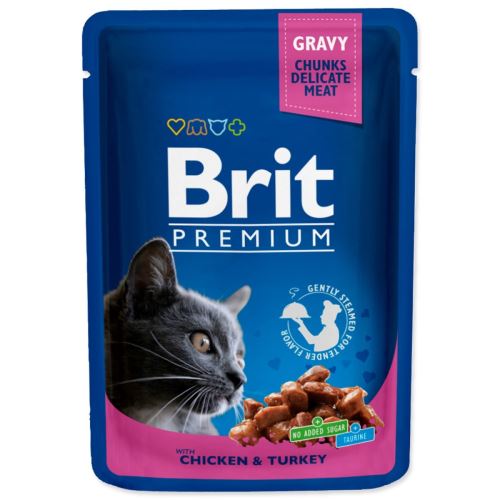 BRIT Premium Cat Chicken & Turkey 100 g