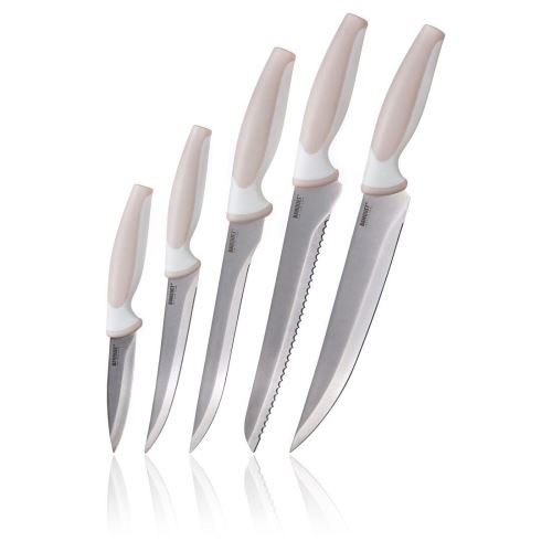Комплект ножове TRINITY CULINARIA, 5 части, крем