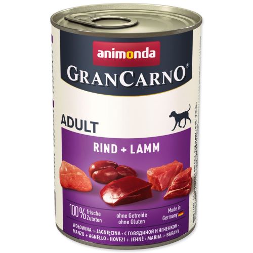 Консервирано говеждо месо Gran Carno + агнешко месо 400 г