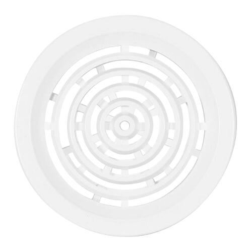 Вентилационна решетка от кръгла пластмаса с бял диаметър 50 мм (4 бр.)