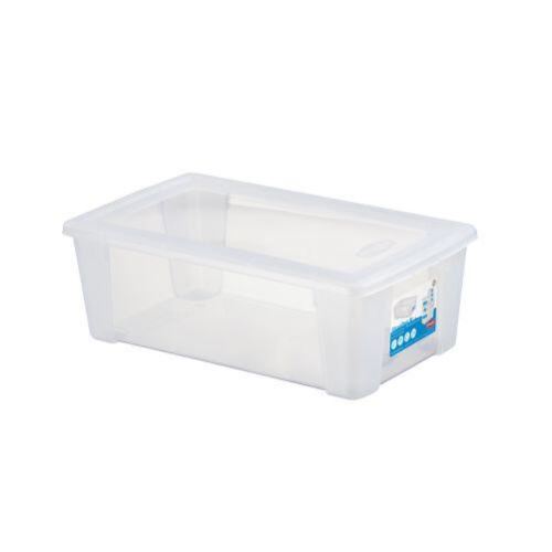 Пластмасова кутия за съхранение с прозрачен капак SCATOLA 5L, 32.5x19x11cm