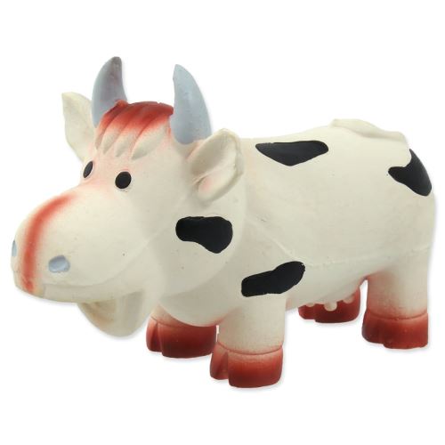 Играчка DOG FANTASY Латексова крава със звук 18 см 1 бр.