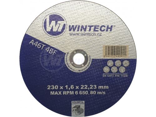 Режещ диск WT WINTECH® Extra 230x1,6x22,2 за метал / опаковка 1 бр.