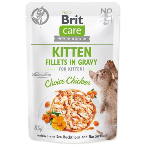 BRIT Care Cat Kitten Филета в сос Choice Chicken 85 g