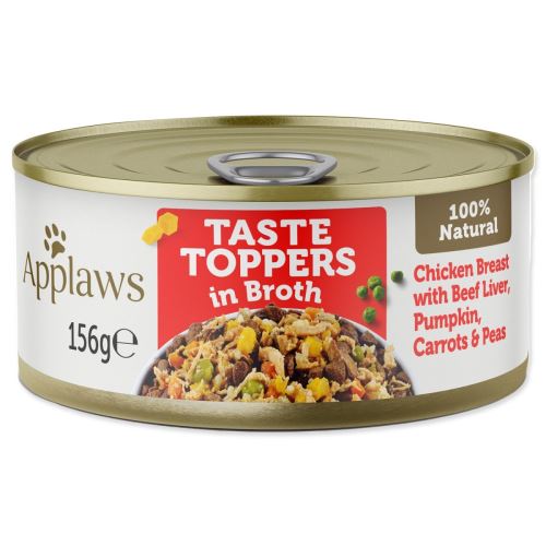 Applaws Dog консерви с пилешко, говеждо и черен дроб със зеленчуци 156g