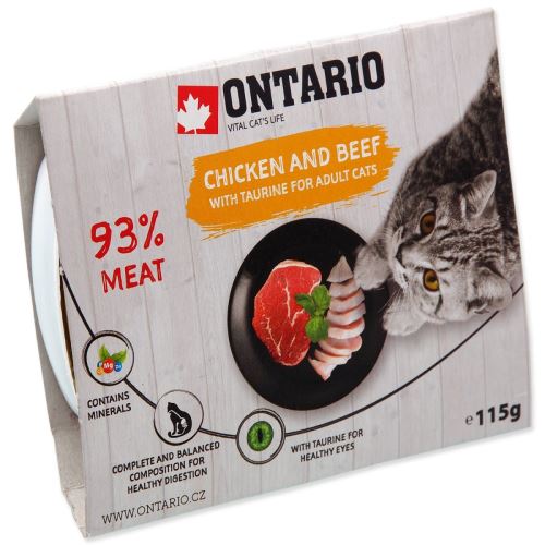 Пилешка баня с говеждо месо и таурин 115 g