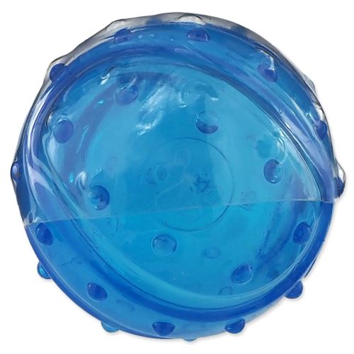 Играчка DOG FANTASY STRONG топка с аромат на бекон синя 8 см
