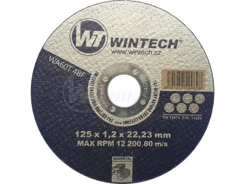 Режещ диск WT WINTECH® Extra 125x1,2x22,2 за метал / опаковка 1 бр.