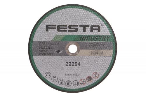Режещ диск 230x3x22.2 FESTA INDUSTR / опаковка 1 бр.