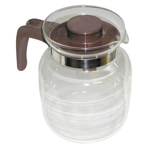 Стъклен чайник MATURA 1,25л капак и дръжка пластмаса