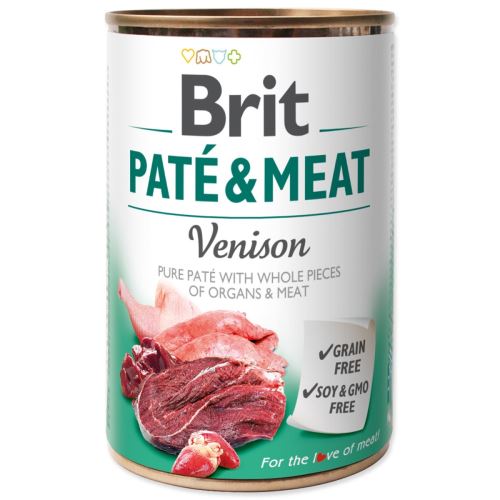 BRIT Пате и месо от еленско месо 400 г