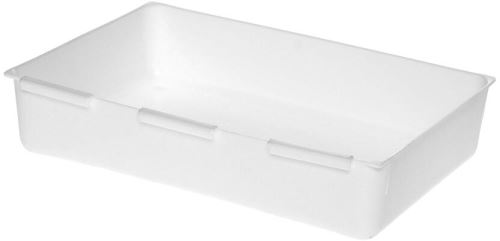 Пластмасов органайзер за чекмеджета бял 22,5x15,5x5cm