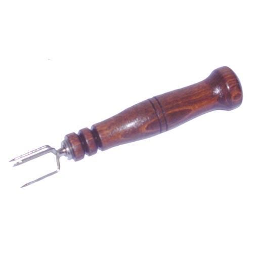 Триточкова дръжка от неръждаема стомана, дървена