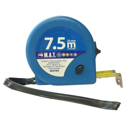 Уред за измерване на бали 7,5 м/25 мм ASSISTENT