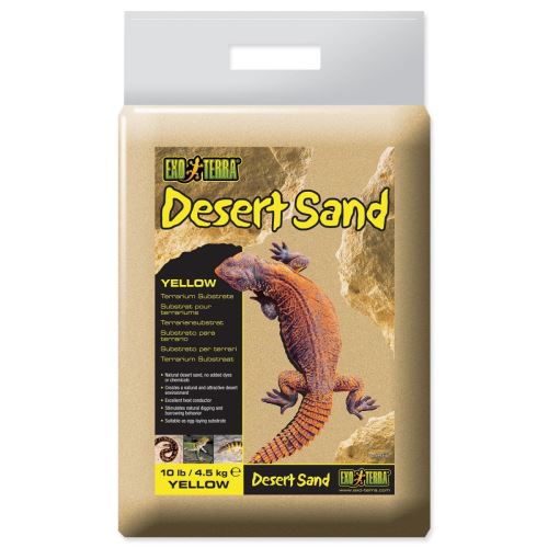 EXO TERRA пустинен жълт пясък 4,5 кг
