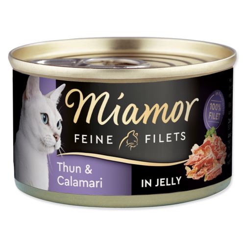 Консерви MIAMOR Feine Filets риба тон + калмари в желе 100 g