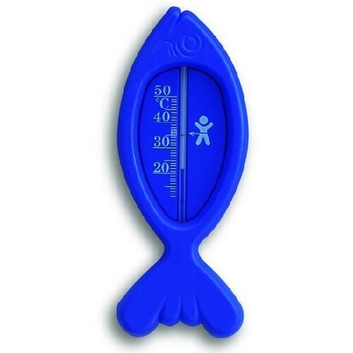 Термометър за баня син FISH plasma 15cm