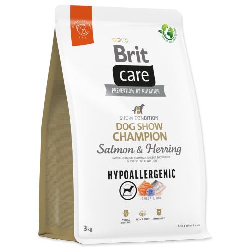 BRIT Care Dog Хипоалергенен изложбен шампион 3 кг