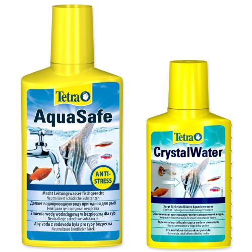 Tetra Aqua Safe 250ml + Tetra Crystal Water 100ml безплатно